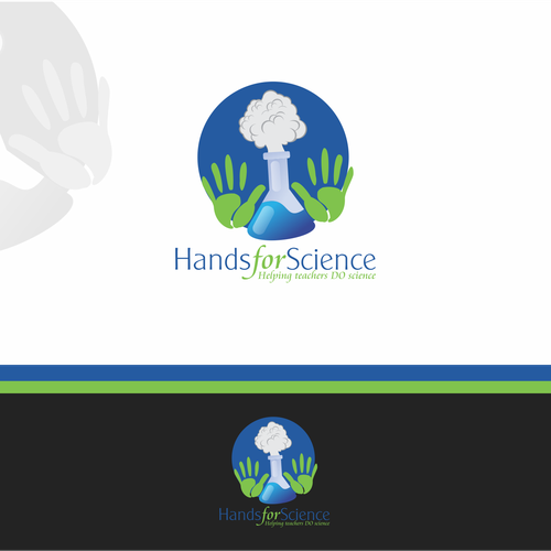 Create the next logo for Hands-for-Science Design by CWD Creative