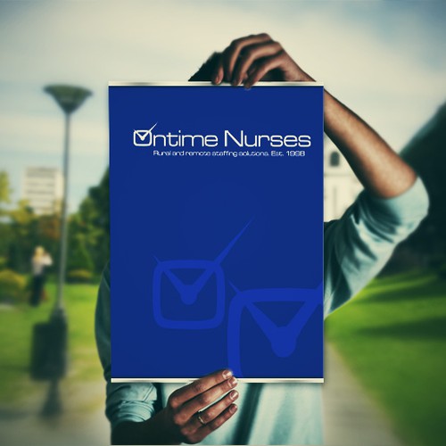 logo and business card for Ontime Nurses Design réalisé par ROSARTS