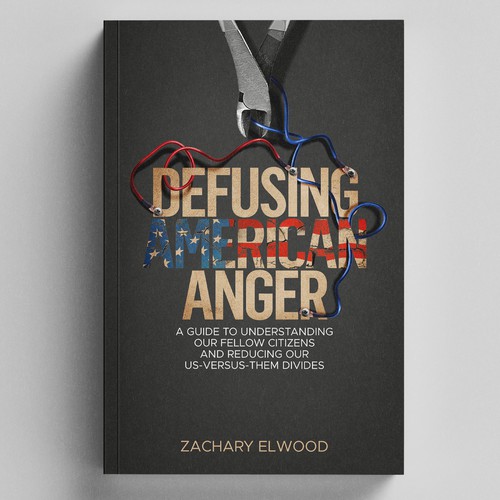 Cover for a book aimed at reducing American political anger Design by semnitz™