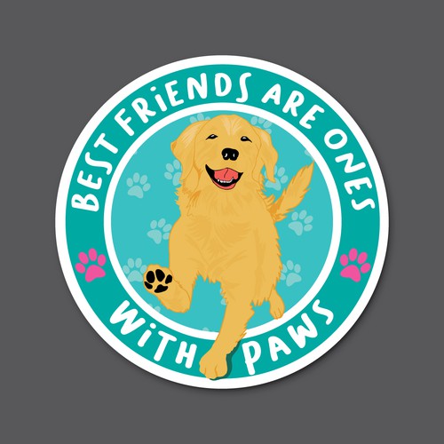 Design an amazing sticker for passionate dog owners and dog lovers Design by BnPixels