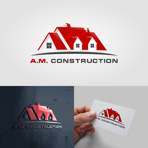 Next level Construction Logo for Home Improvement business "A.M. Construction" Design by sultan wisnu sadewa