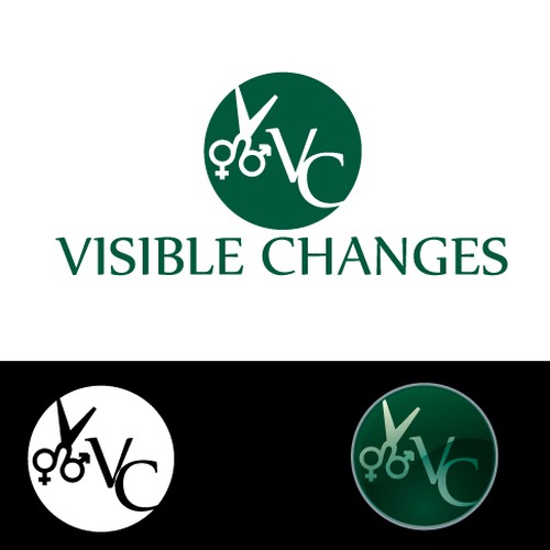 Create a new logo for Visible Changes Hair Salons Réalisé par ATETI