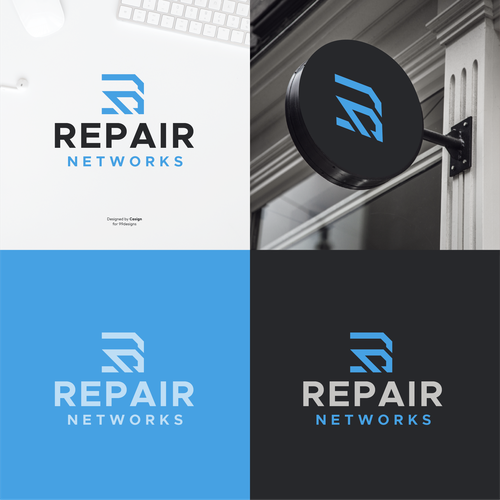 Repair Network logo design needed for auto and home repairs Design by casign