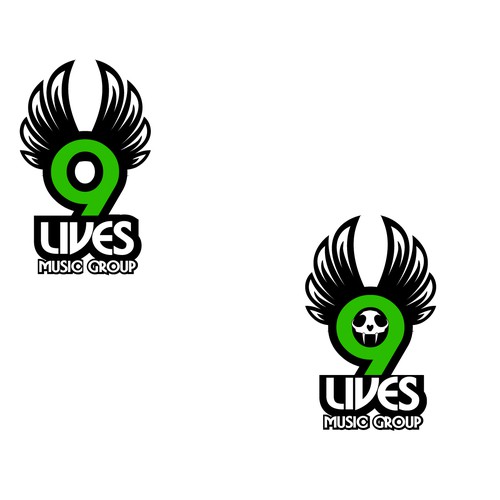 Design di 9 Lives Music Group Record Label LOGO di RVG
