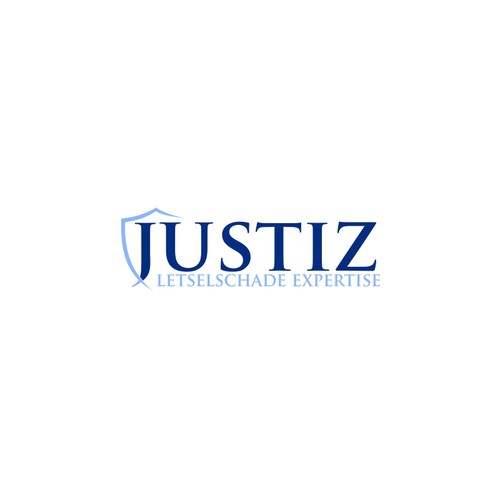 "Create an inspiring and endearing logo for JUSTIZ -  We represent the interests of injury victims." winning Logo & business card