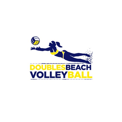 Doubles Beach Volleyball | Logo design contest