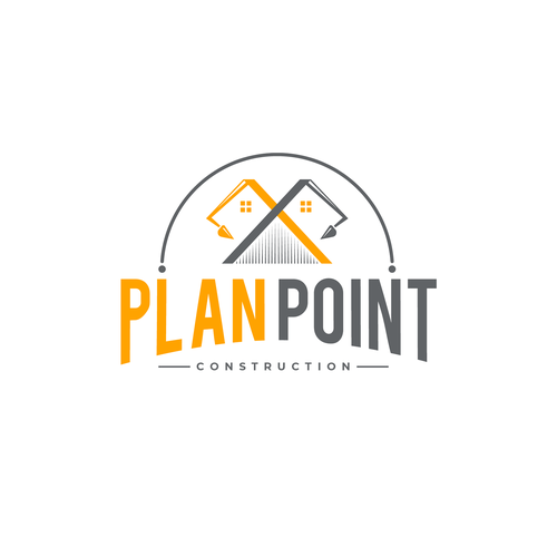 PlanPoint Construction Logo Needs A Remodel Design by iamJ