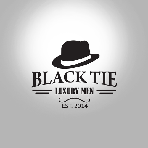 Create a logo for luxury men's grooming brand "Black Tie" Logo design