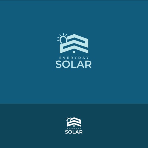 Everyday Solar Logo Design Diseño de designerbd360