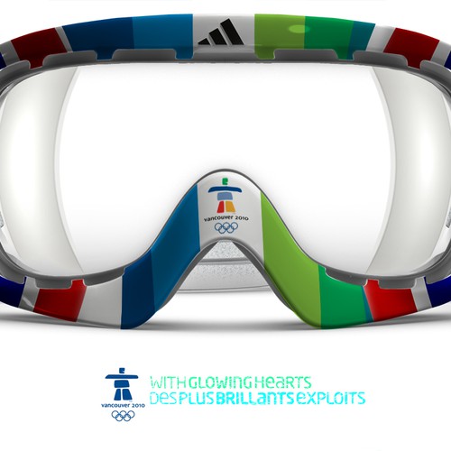Design adidas goggles for Winter Olympics Diseño de ch382