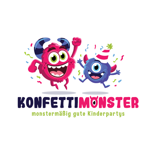 we need a fun logo for a kids party company Design by Rock N Draw