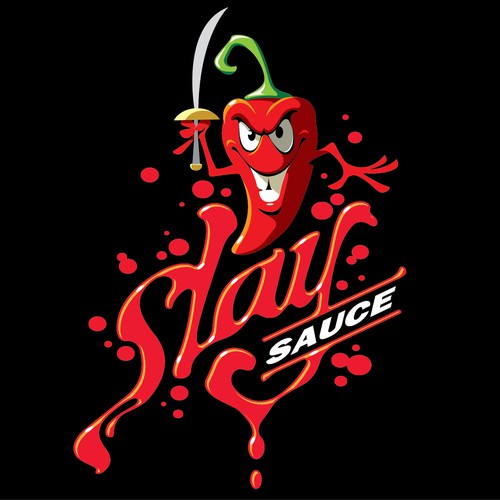 Can you slay the Slay Sauce logo contest? Design by gcsgcs