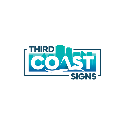 New vibrant business logo and branding for a sign making company serving Chicago Design by NinjaMouse™