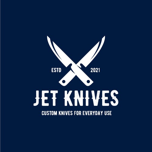 Custom knife making company needs logo for launch. Design by M.A.R.S DESIGN