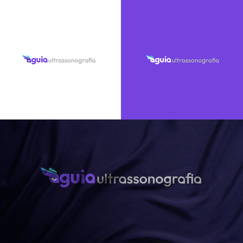 「modern and refreshing Ultrassound clinic logo, find a eagle withinThe letters of "águia"!」は ロゴ＆ホームページで優勝しました