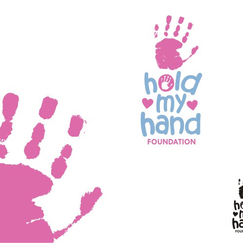logo for Hold My Hand Foundation Diseño de zahada