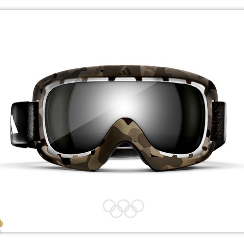 Design adidas goggles for Winter Olympics Diseño de espresso