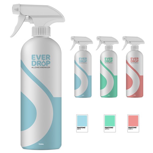 Diseño de Premium Spray Bottle and Packaging for Cleaning Supplies de gs-designs