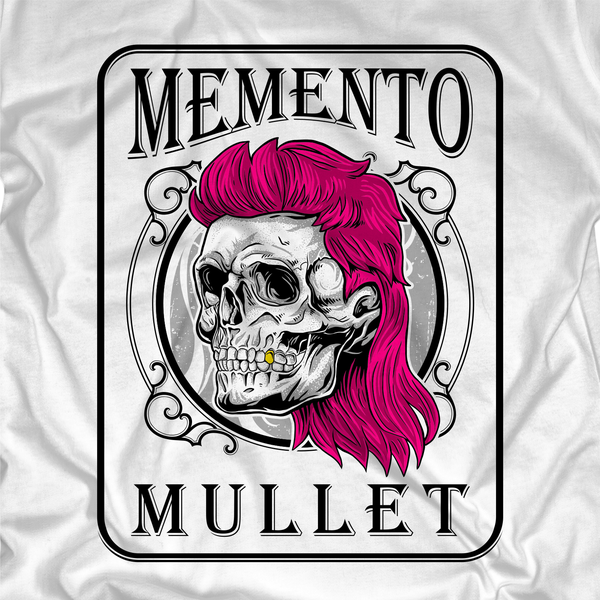 Design by Ridha Keytha titled "design Fun T Shirt for Memento Mullet"