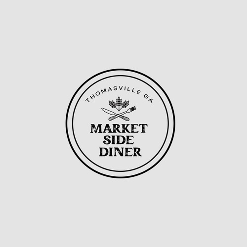 Vintage Farmers Market restaurant logo in South Georgia Design by Nana445