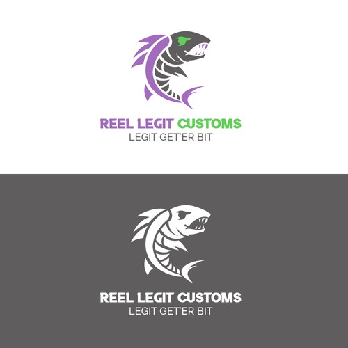 Custom bait painters looking to "lure" creative spirits for a logo design! Design by suardita