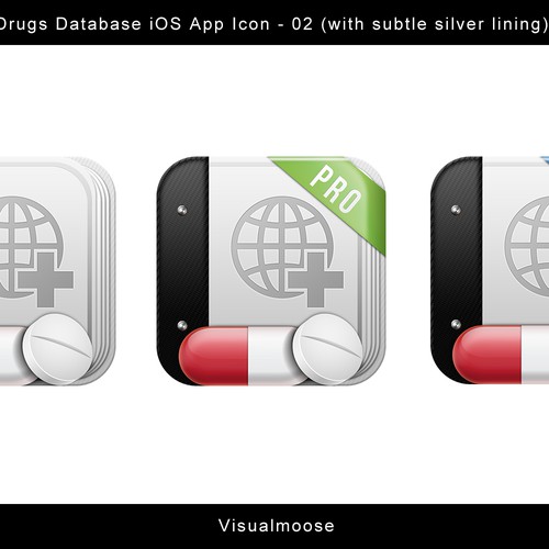 New icon for my 3 iPhone medical apps Design by visualmoose