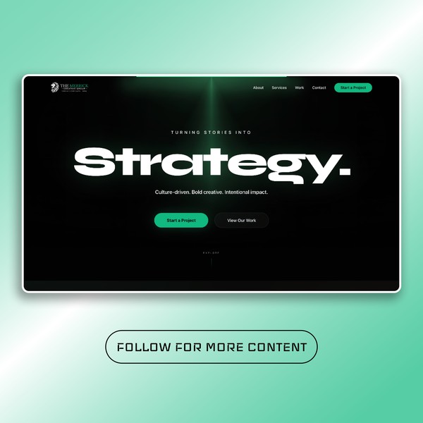 The merrick creative group website design