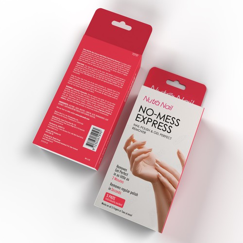 Nutra Nail Gel Remover Design by sougatacreative