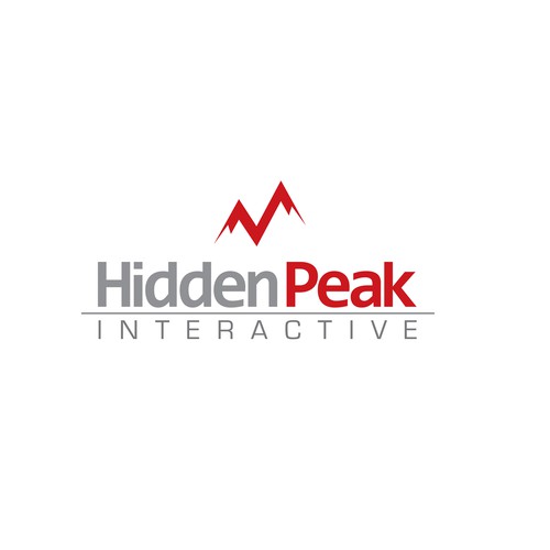 Logo for HiddenPeak Interactive Diseño de alexkeo