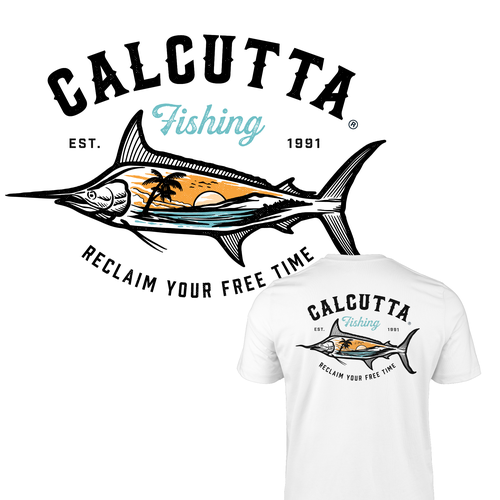 Diseño de LIFESTYLE AND FISHING BRAND IllUSTRATION FOR T SHIRT de chusnanlutfi