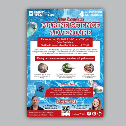 Marine Science Rocks Flyer Design by allMarv