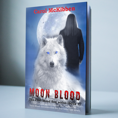 Moon Blood *Fantasy* *Thriller* the first cover for a new series! Design by Blokowsky