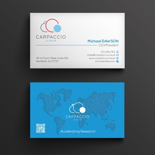 Give more muscle to research with graphic ID for CARPACCIO.cloud Design by kendhie