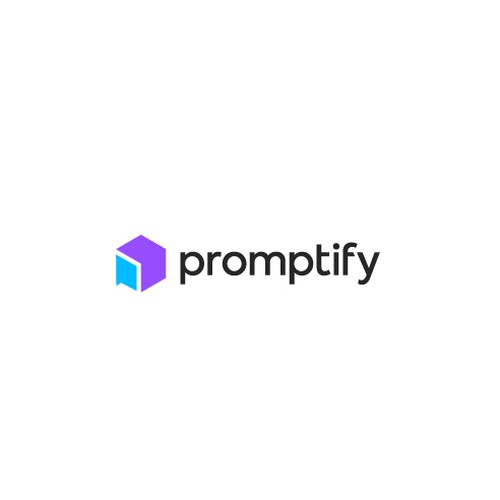 Modern, Simple and Sleek Logo for Promptify.com Design by playflowstudio