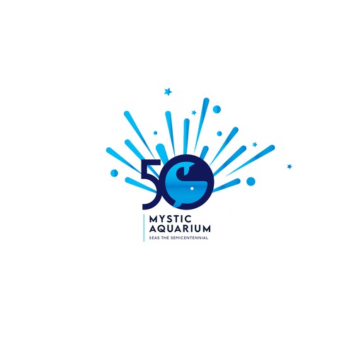 Mystic Aquarium Needs Special logo for 50th Year Anniversary Design von D.Silva