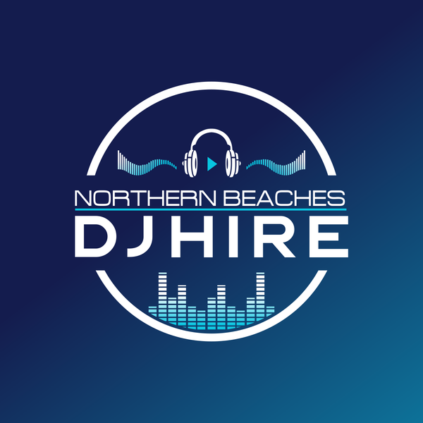 DJ logo based by the beach