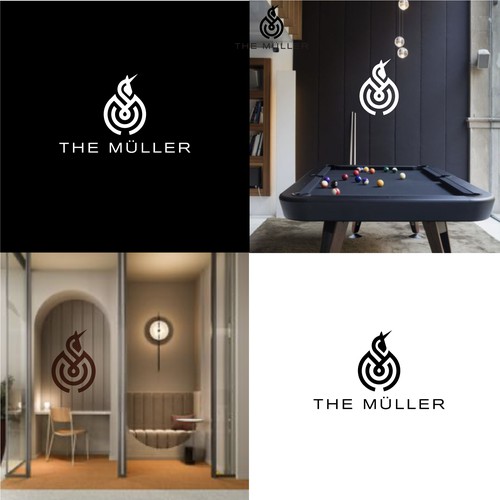 Want a challenge? Use the umlaut  - create a luxury logo for an apt building – The Müller Design by S.H Designs