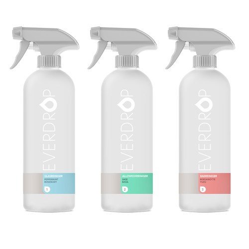 Premium Spray Bottle and Packaging for Cleaning Supplies Design réalisé par gs-designs