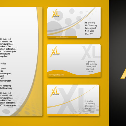 Printing Company require Logo,letterhead,Business card design Design por JLM