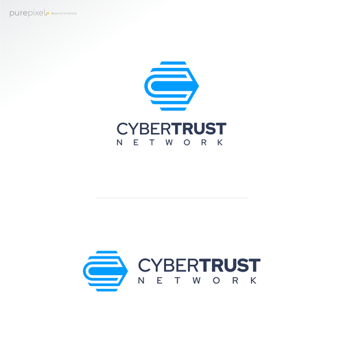 Design for the CyberTrust Network, an innovative platform designed to build trust and change lives Design by Purepixel