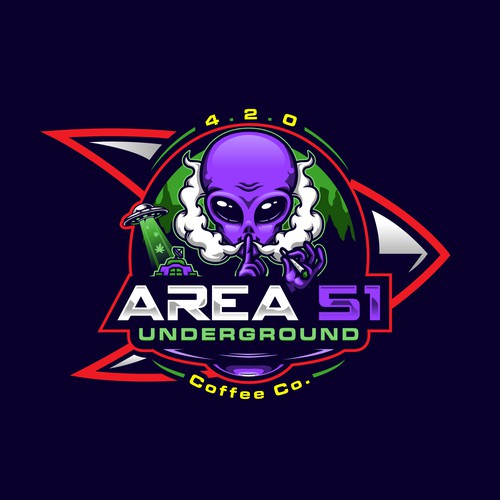 Secret base needs logo, can you keep a secret? Could lead to more. Design by Gr8 ART