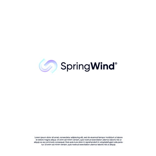 Spring Wind Logo Diseño de nimesdesigns™
