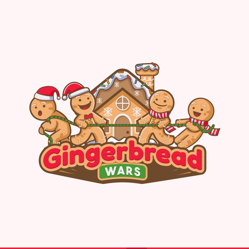 Create a fun and playful logo for Gingerbread Wars -- a holiday event company! Design by Monkey_Zen