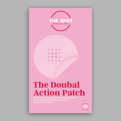 Pimple Patch PACKAGING to appeal to FEMALE BEAUTY user Design by Purushotham49