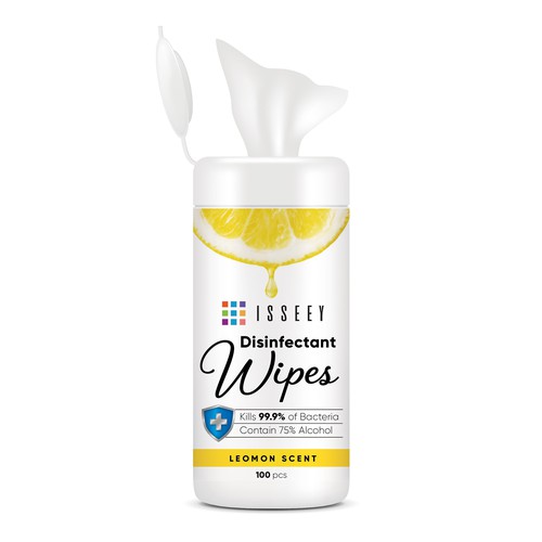 Product Label Design for "Disinfectant Wipes" Design by 3311design