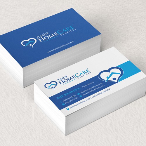 Business Card for Home Health Agency Design by AkGraphicsSolutions