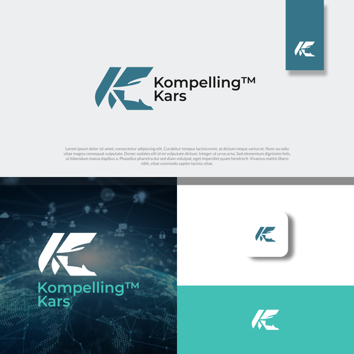 Kompelling™ Kars Brand Logo Design Réalisé par Deep Ocean ✨