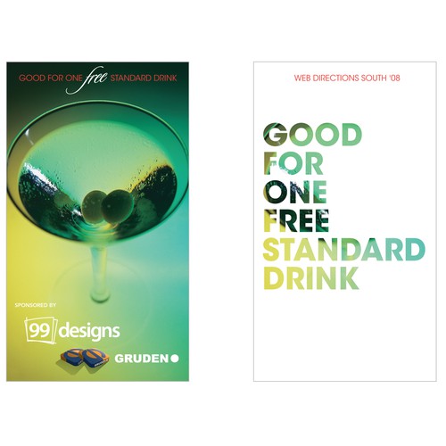 Design di Design the Drink Cards for leading Web Conference! di abichuela