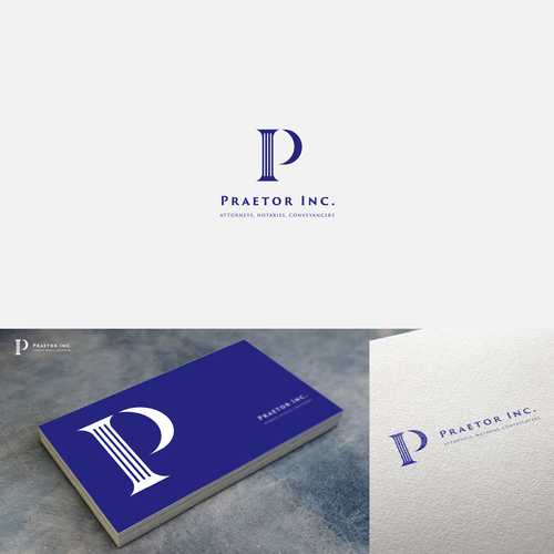 New law firm needing an innovative and non traditional logo (Praetor Inc.)-ontwerp door RGB Designs