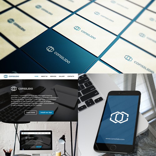 consilido - new design for new hosting company